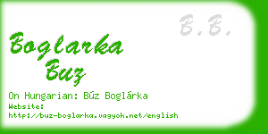 boglarka buz business card